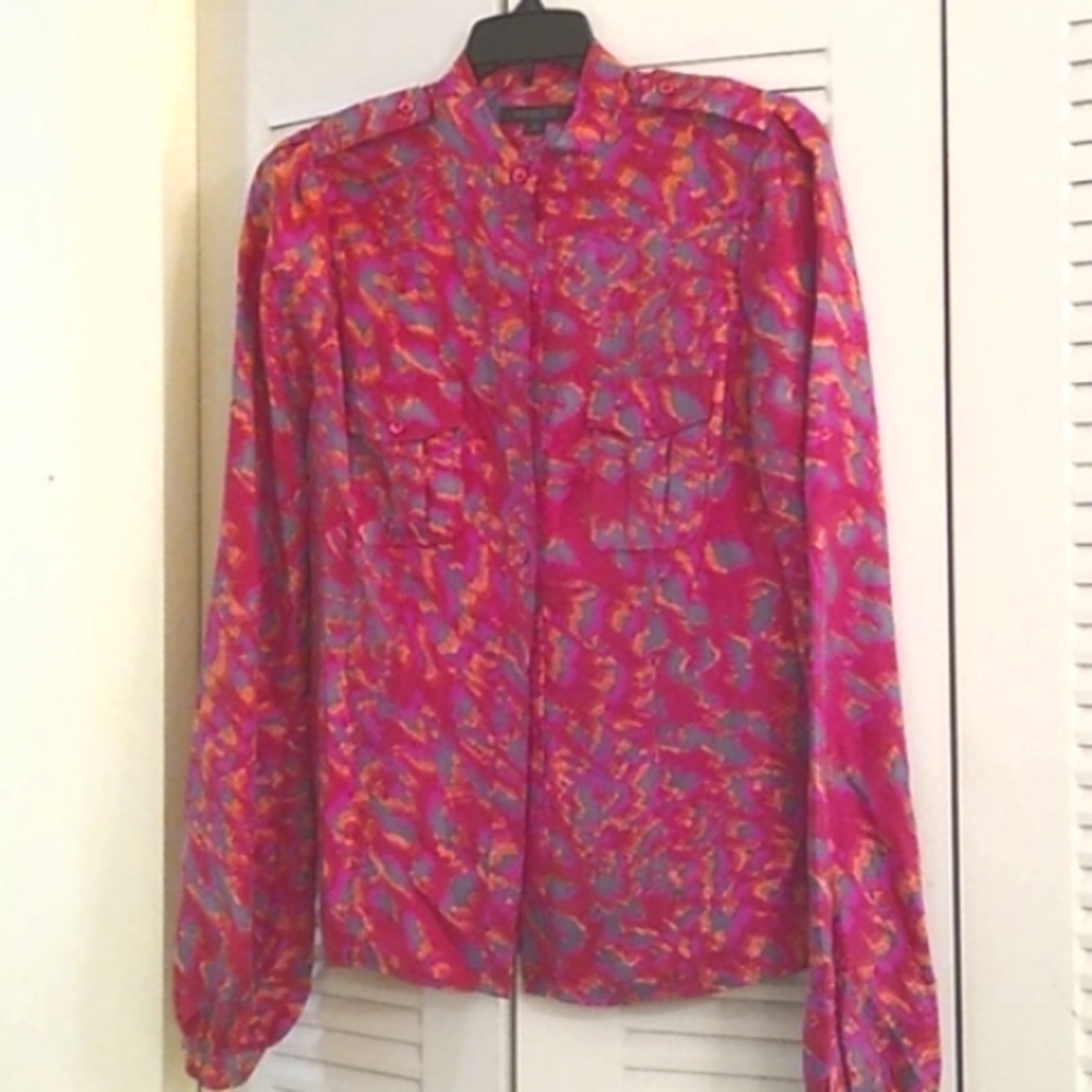 💯 SIlk RACHEL ZOE Blouse .